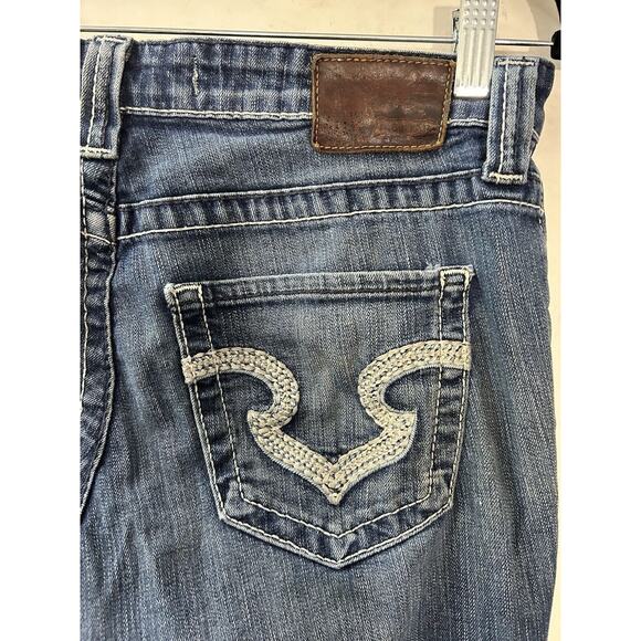 Big Star Jeans Womens 29L Blue Mid Wash Remy Low Rise Fit Boot Cut Cowgirl 31X31 - Picture 10 of 12